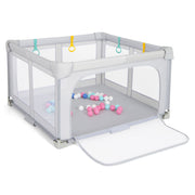Large Baby Playpen with Zipper Gate-S