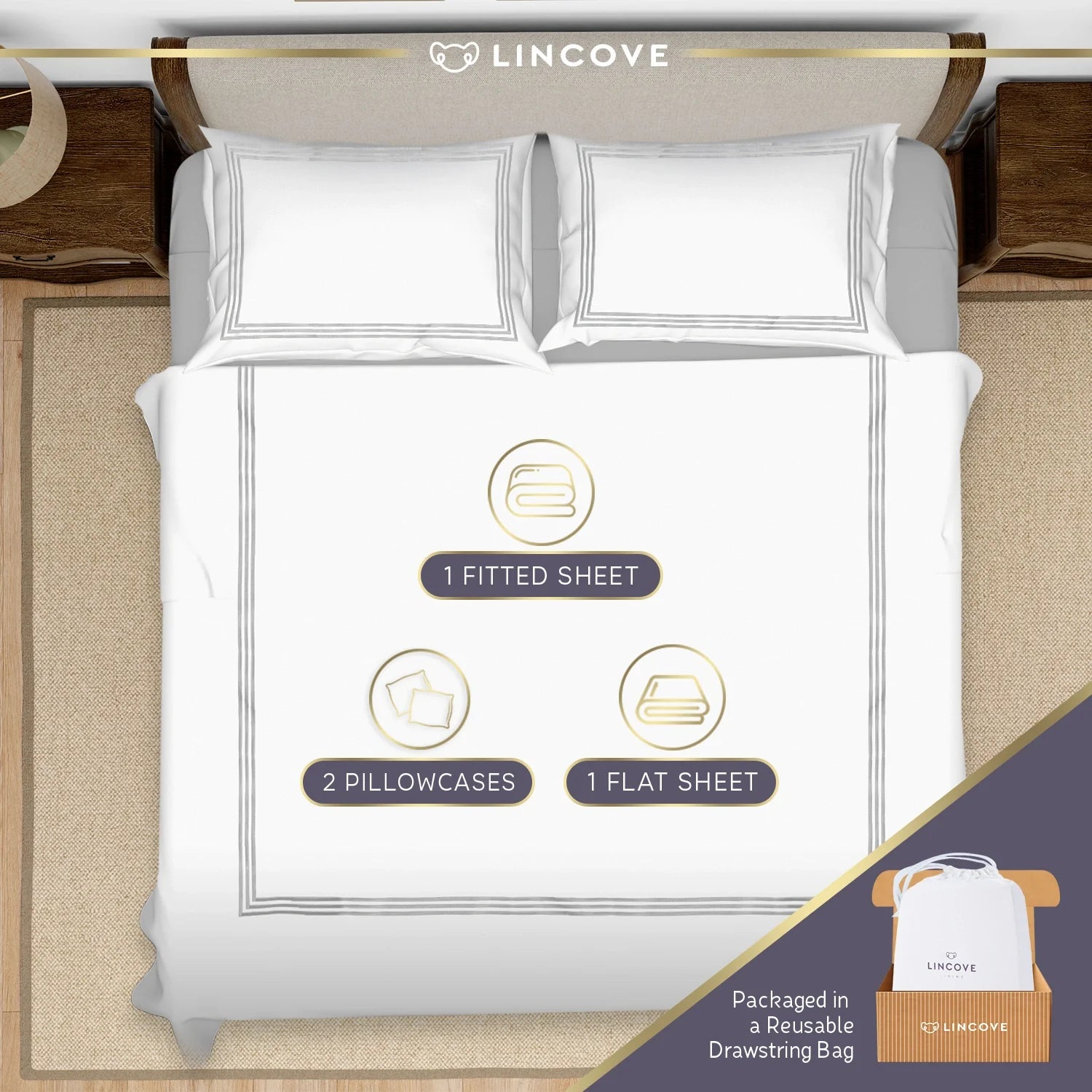 Latina 100% Cotton Duvet Cover Set