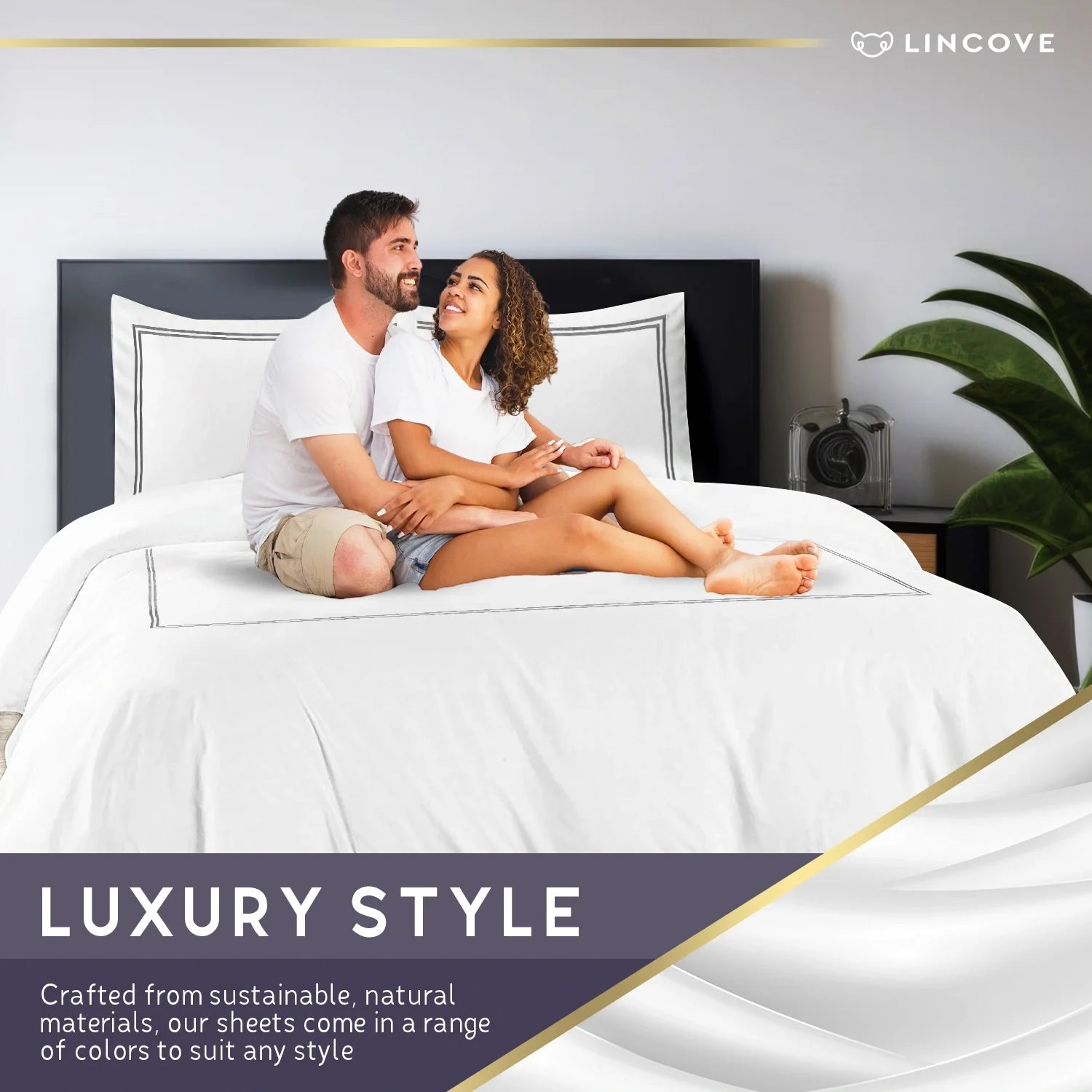 Tropez 100% Cotton Duvet Cover Set
