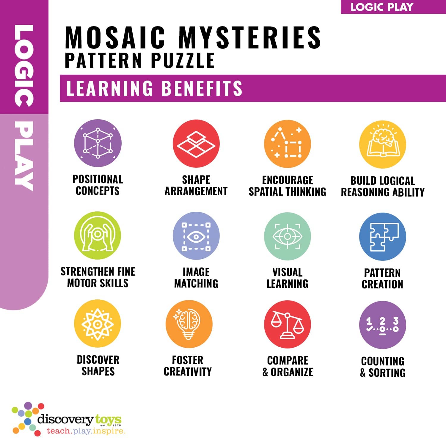 Mosaic Mysteries Design Pattern Puzzle