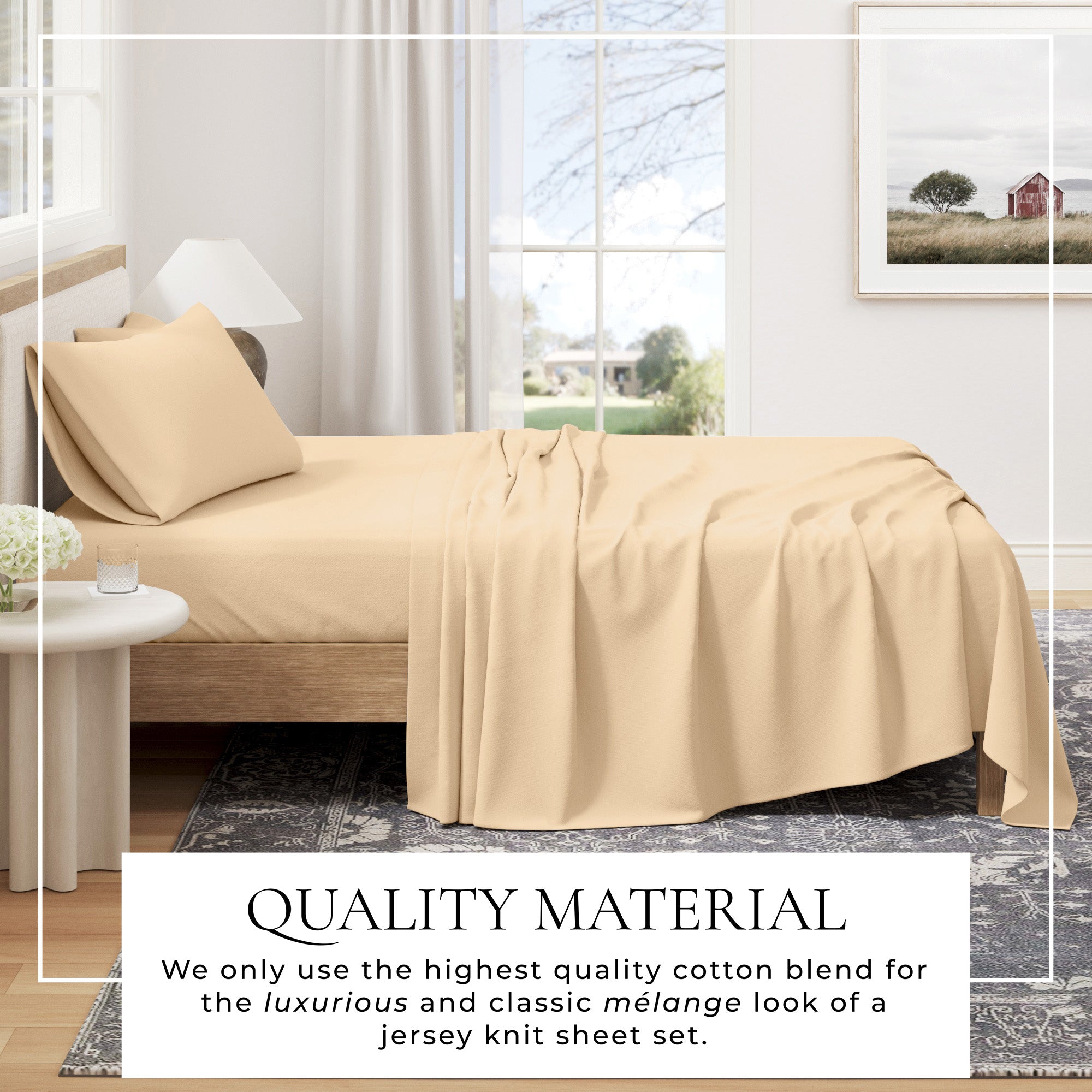4-Piece Jersey Sheet - Carmen Collection