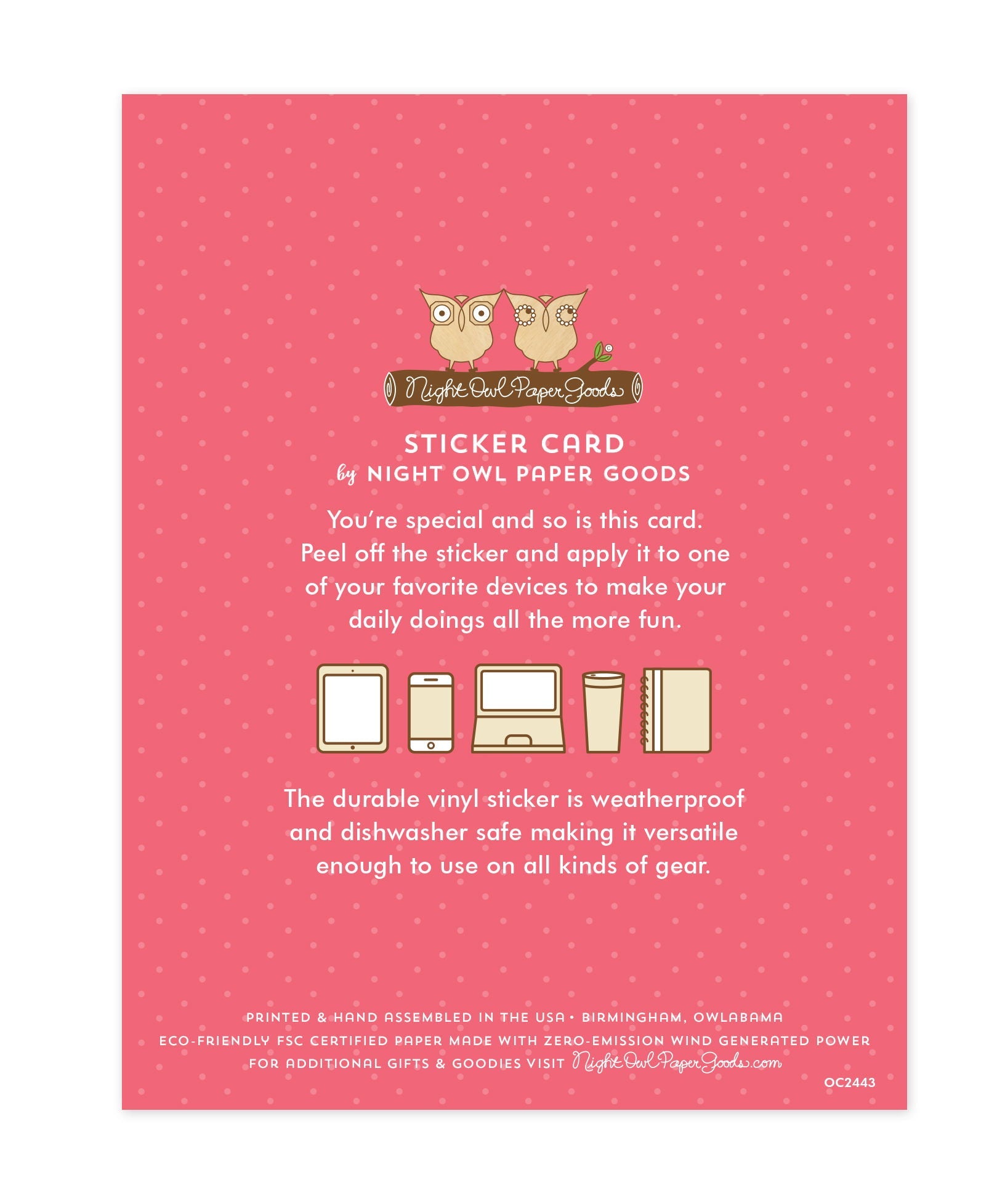 This Much Heart Sticker Valentine's Day Card