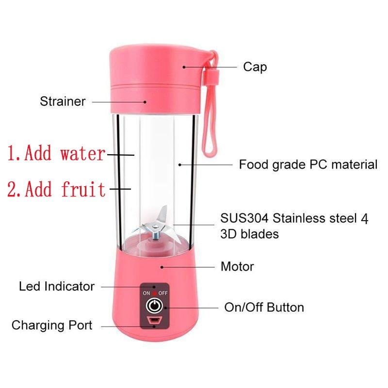 Portable Electric Blender & Mini Mixer