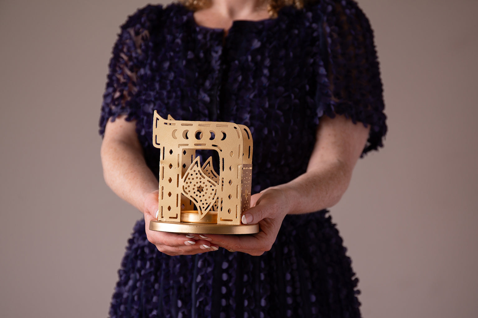 Jewish Mourning Ritual Candle Holder Set