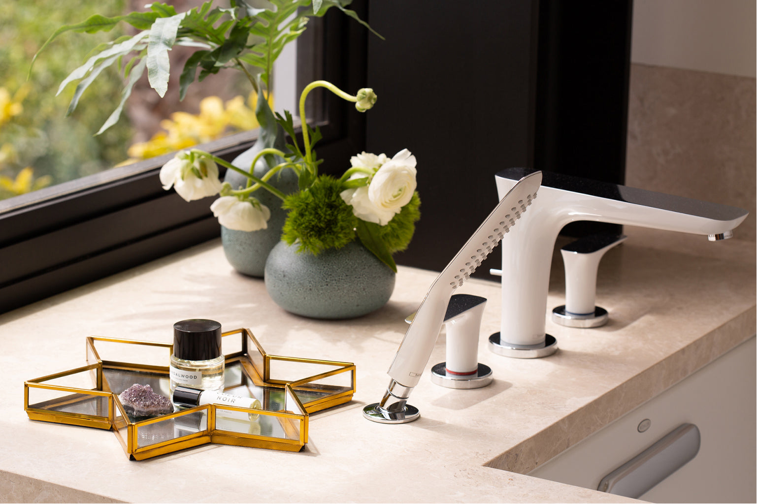 Radiant Hanukkah Candle Holder Gift Set