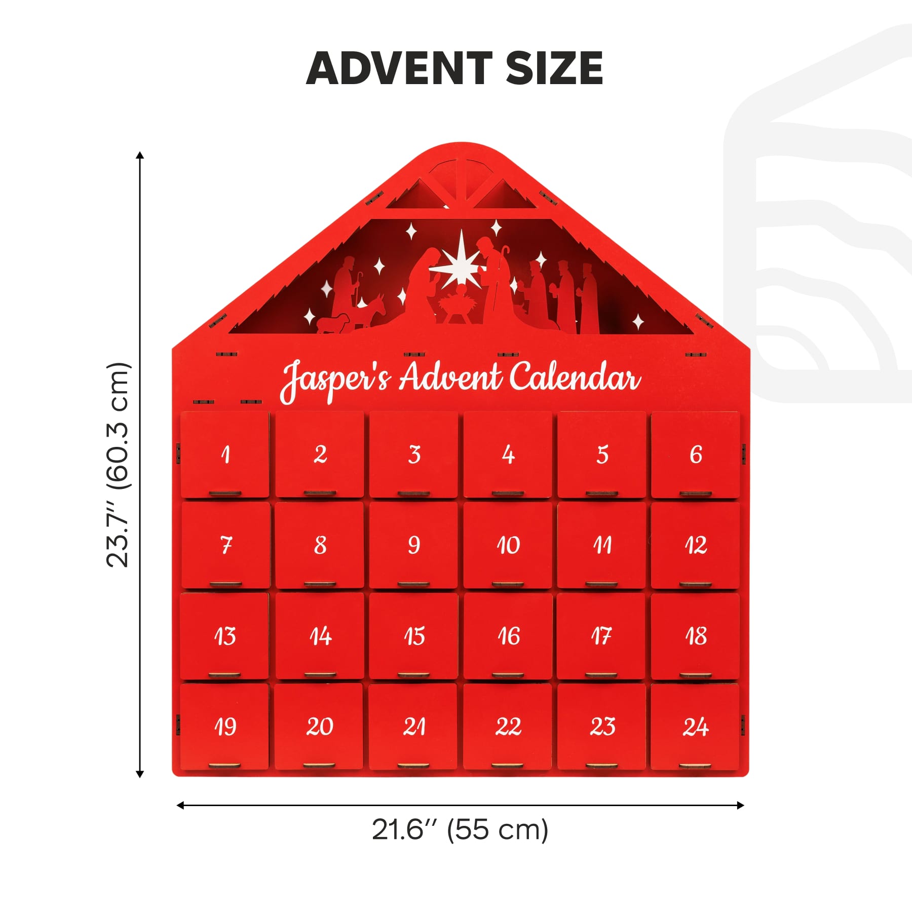 Christmas Advent Calendar - Red