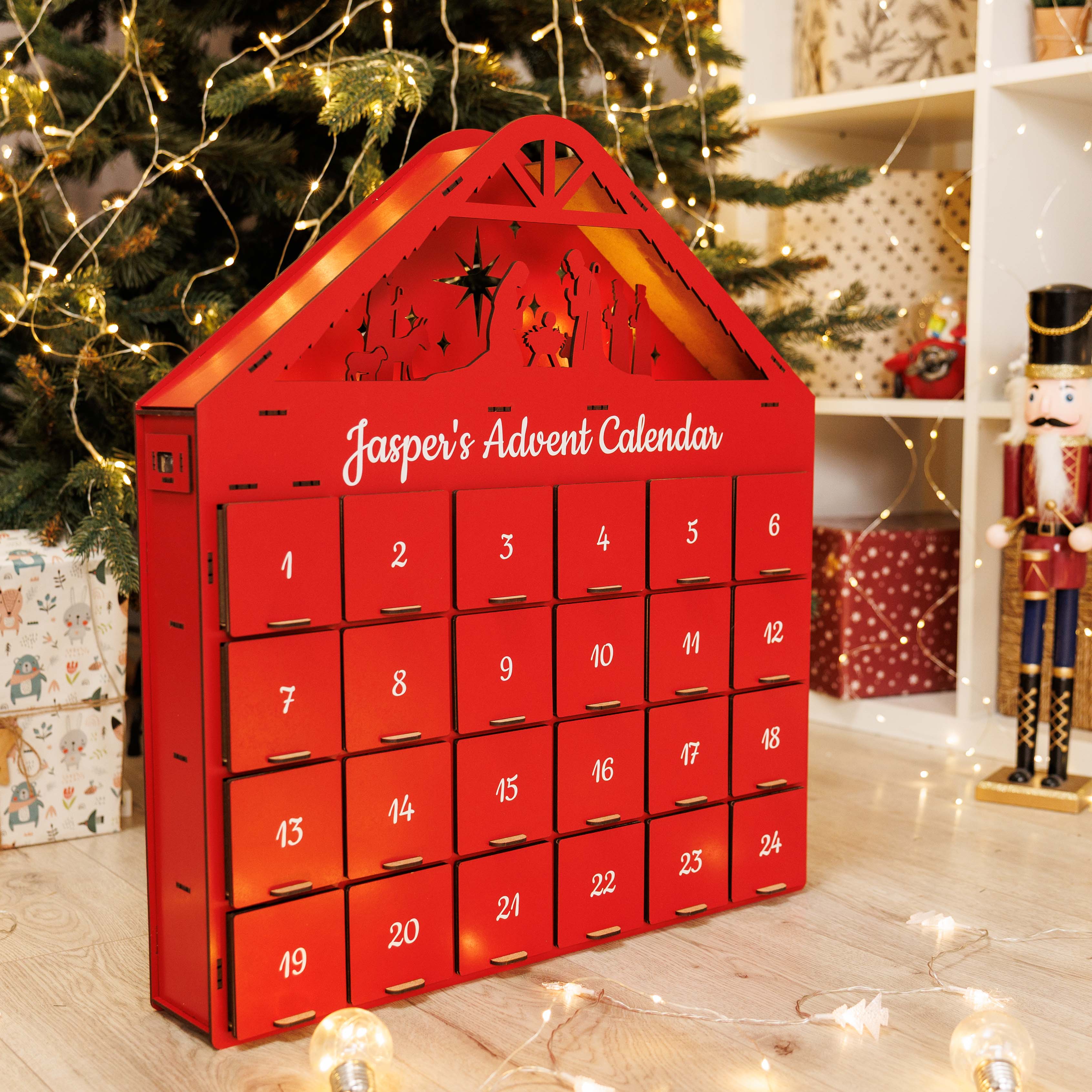 Christmas Advent Calendar - Red