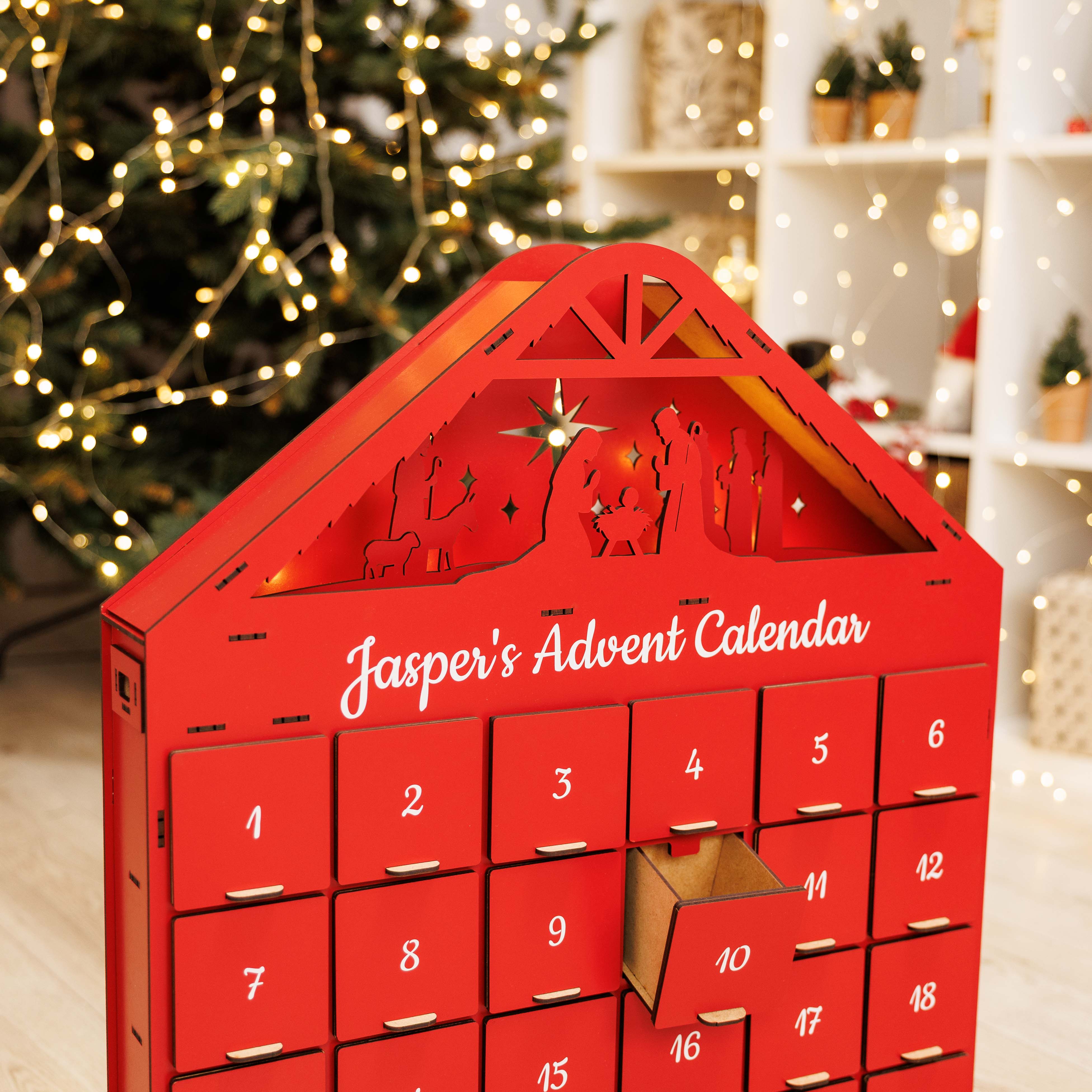Christmas Advent Calendar - Red