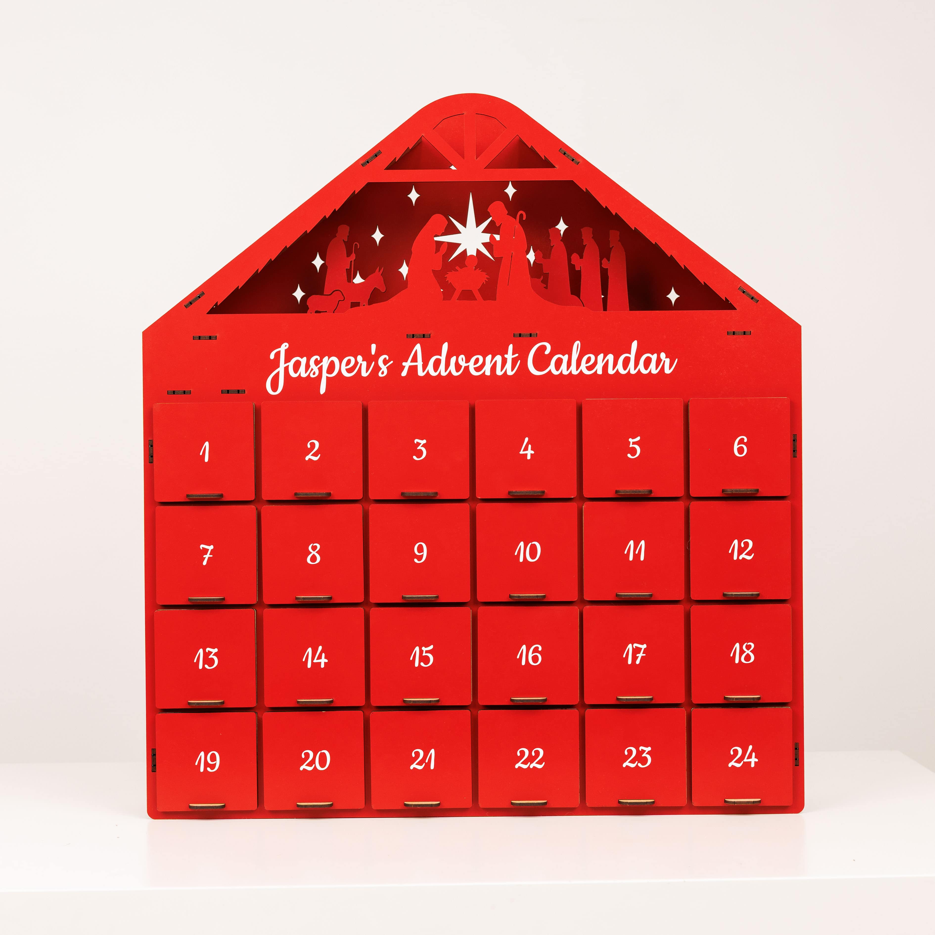 Christmas Advent Calendar - Red