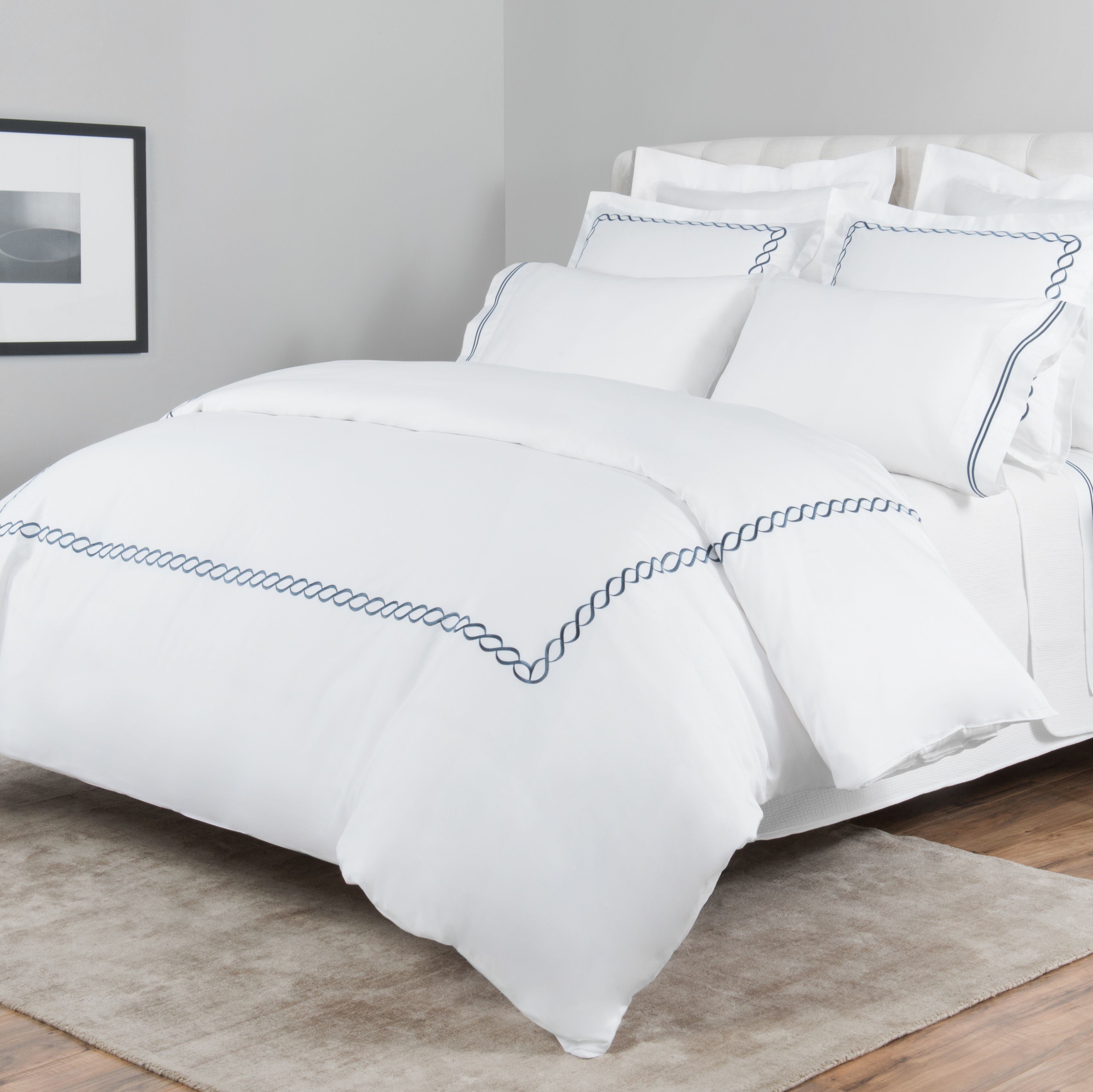 Rope Embroidered Duvet Set