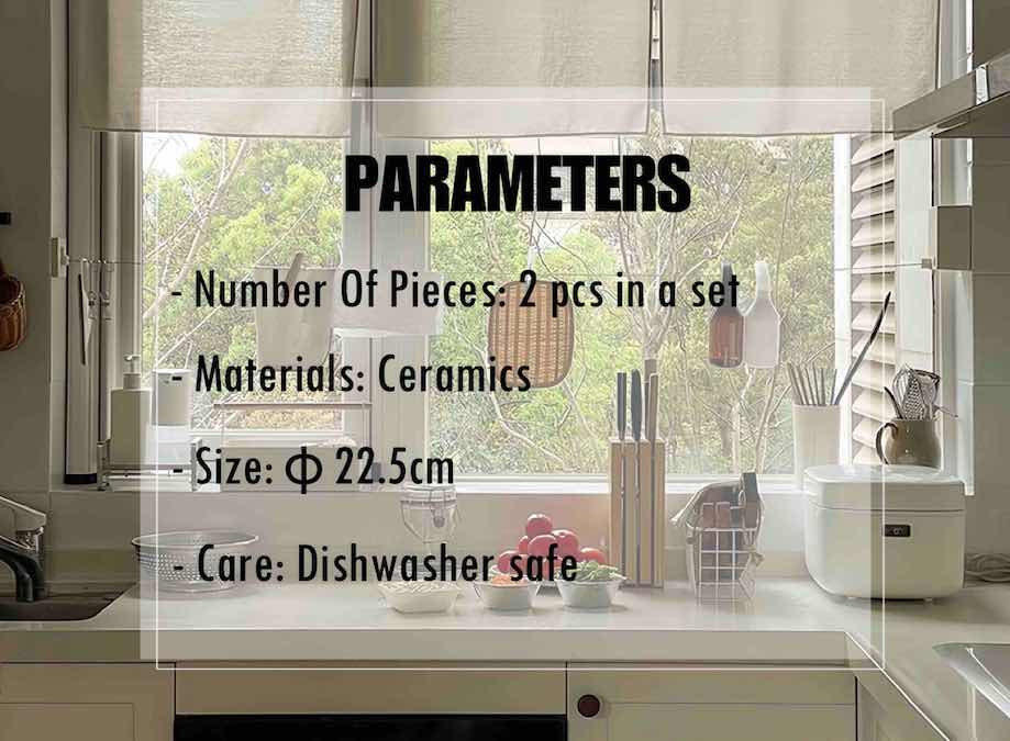 Set of 2 Cloud Ceramic Dinner Plates - Cute Whimsical Eclectic Dinnerware Set - Set of 2 Cloud Ceramic Dinner Plates - INSPECIAL HOME