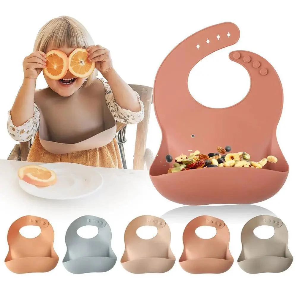 Stevvex Baby Silicone Bibs