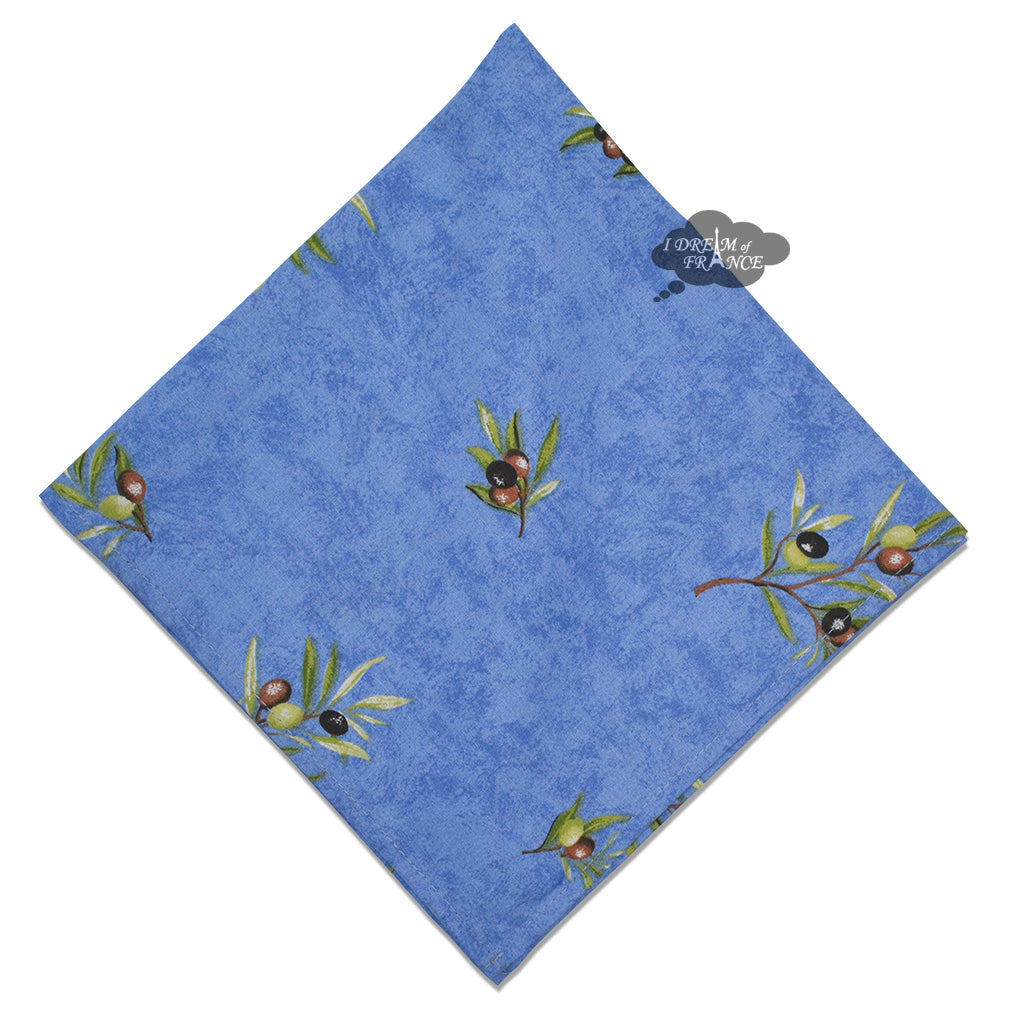 Clos des oliviers Blue Provence All-Over Cotton Napkin