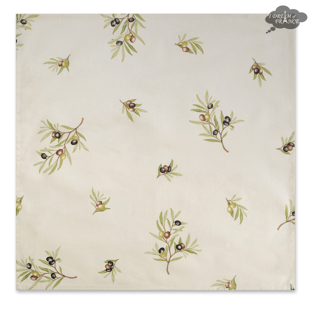 Clos des Oliviers Cream Provence All-Over Cotton Napkin