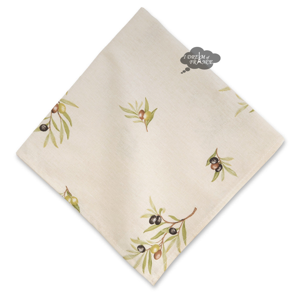 Clos des Oliviers Cream Provence All-Over Cotton Napkin