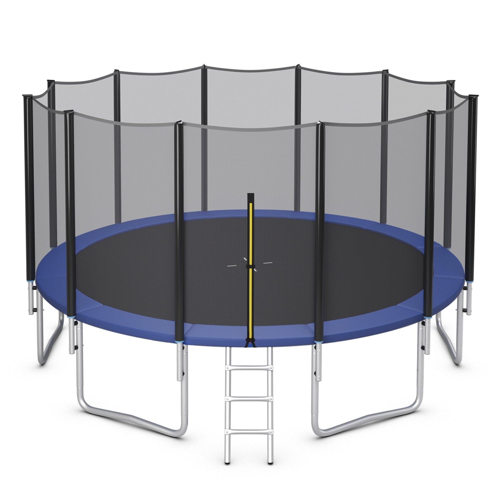 Outdoor Trampoline Bounce Combo with Safety Closure Net Ladder