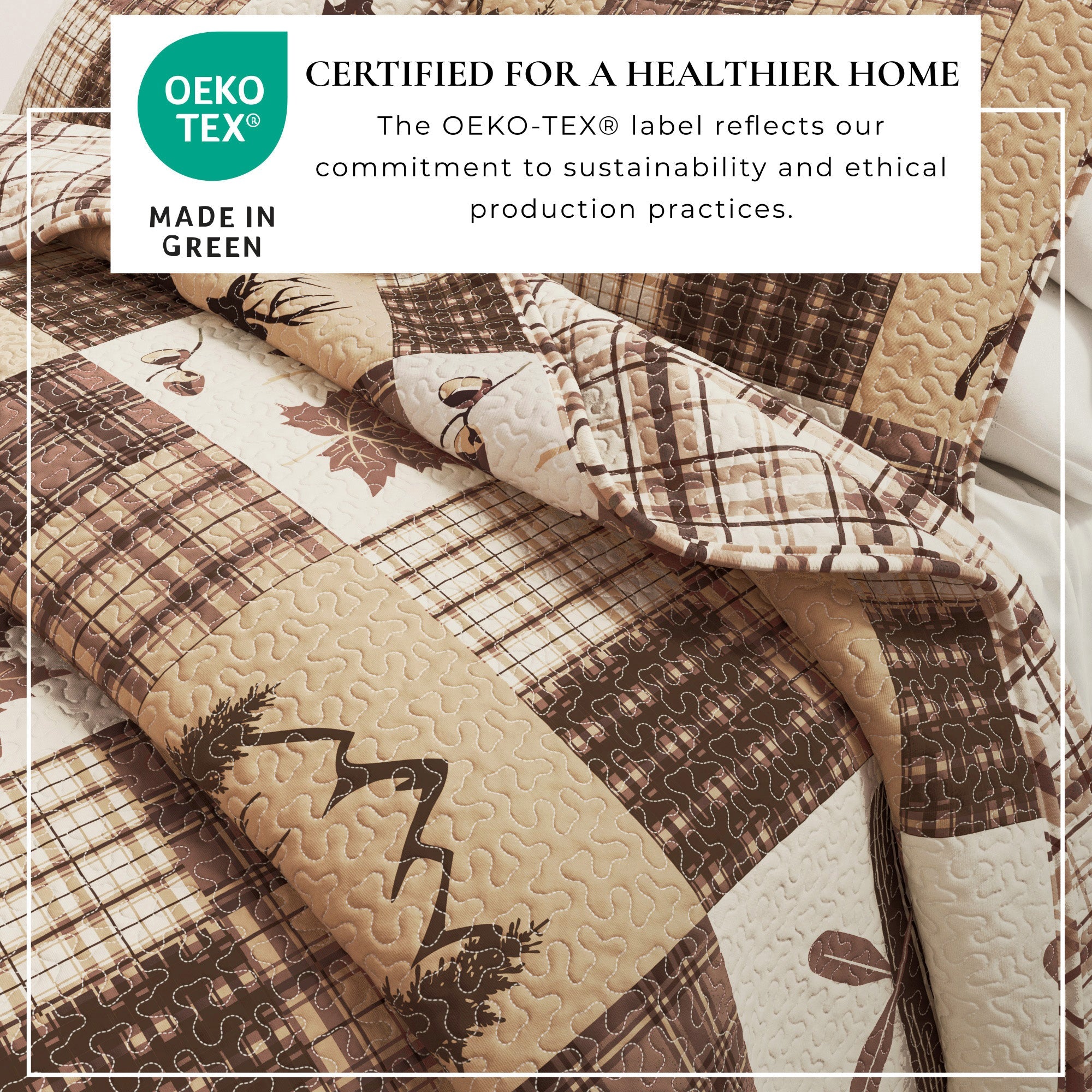 Redwood Lodge 3 Piece Quilt Set