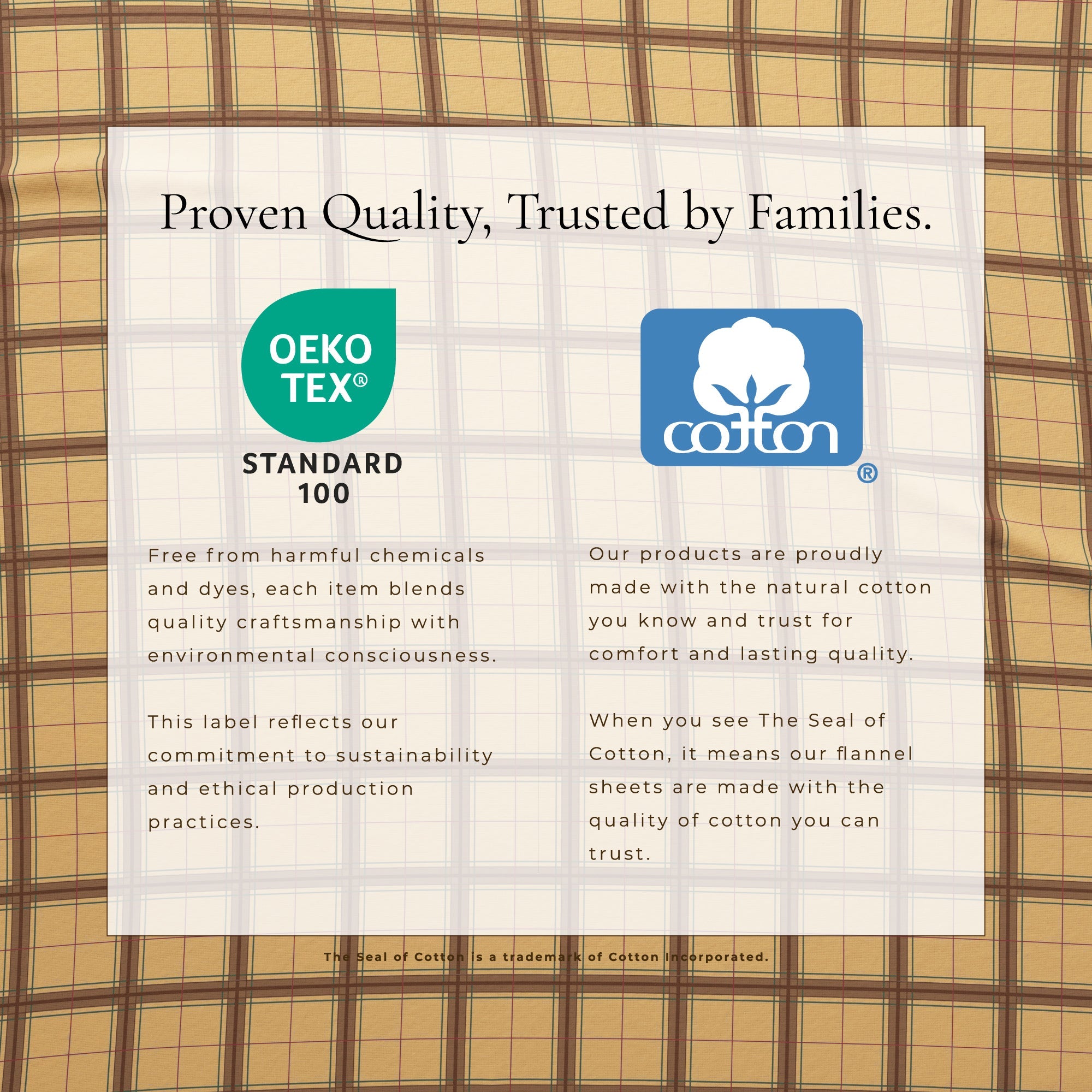 Turkish Cotton Flannel Sheet Set - Plaid & Stripe Collection