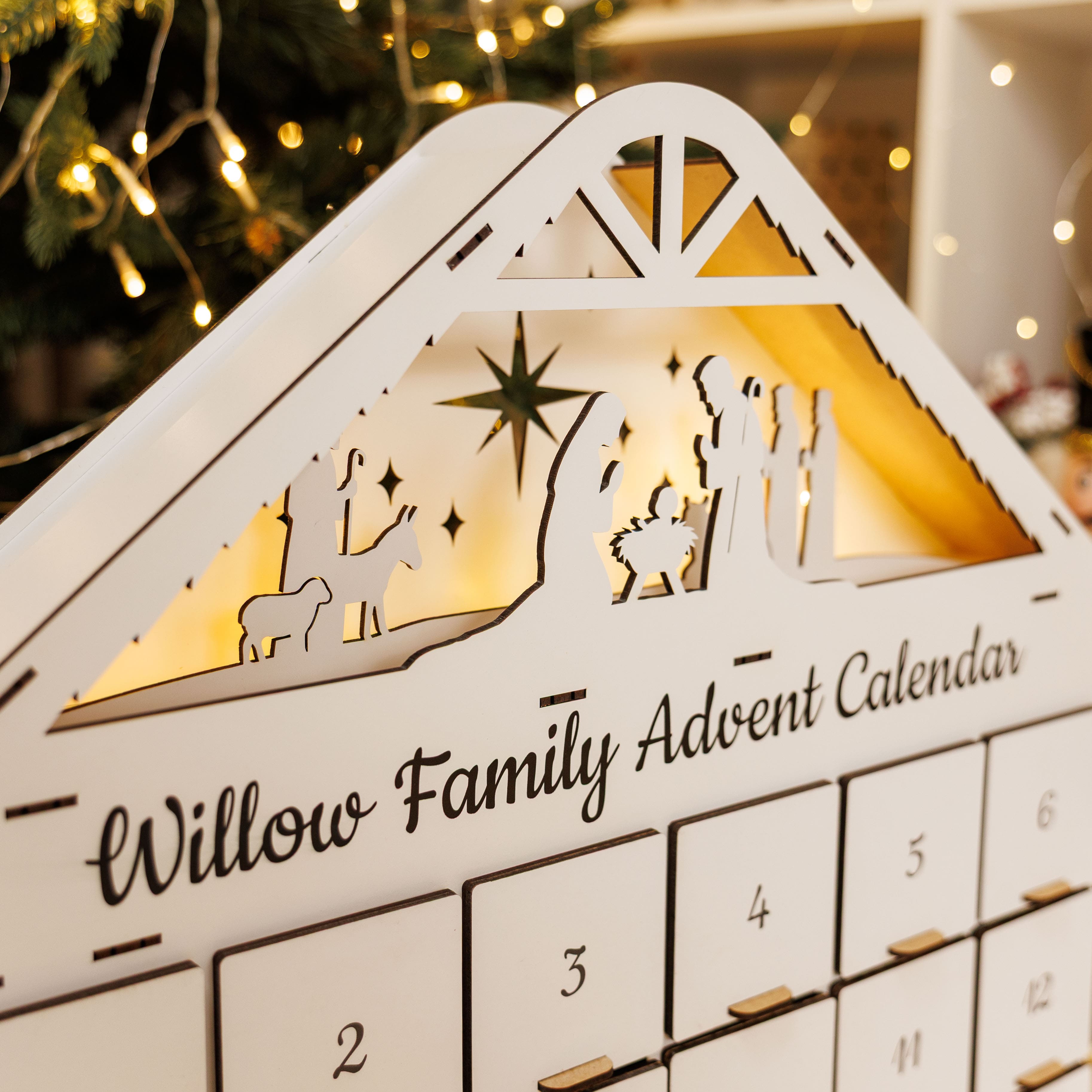 Christmas Advent Calendar - White