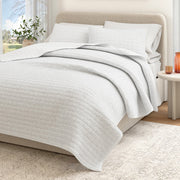 100% Cotton Honeycomb Quilt Set - Genevieve Collection