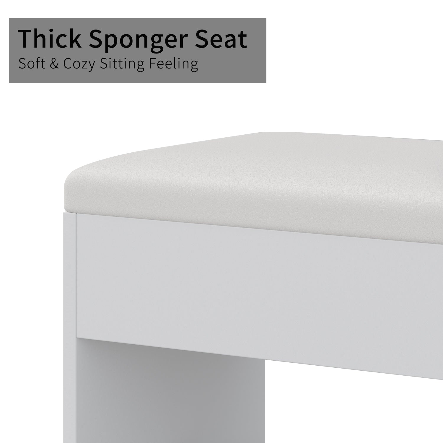 Yanosaku VD017 Bedroom Makeup Vanity desk with LED Mirror, 15 Drawers